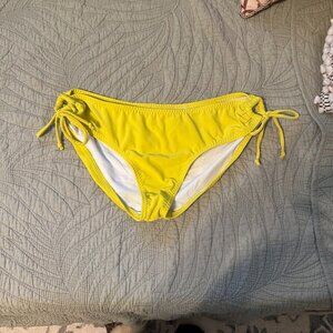 LSpace Bikini Bottom Yellow Side Ties